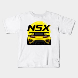 Yellow NSX Rear JDM Kids T-Shirt